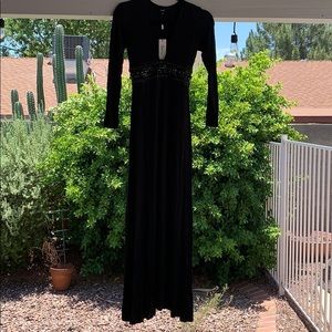 Sky long sleeve Maxi dress